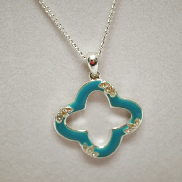 18" Turquoise enamel Avon necklace earrings bracelet Set L7 - Picture 5 of 5